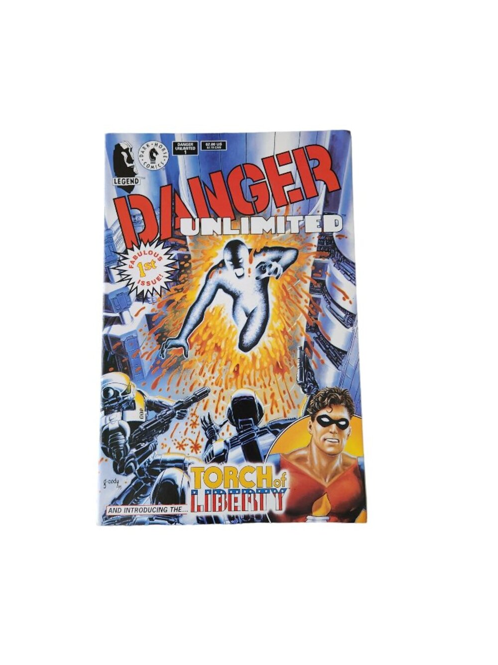 Dark Horse Danger Unlimited #1 1994 Comic Book Collector Bagged Boarded